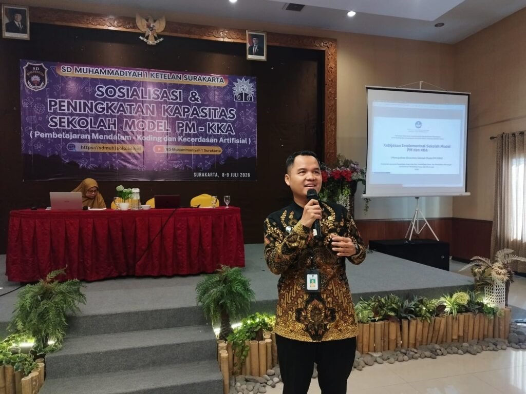SD Muhammadiyah 1 Solo Jadi Sekolah Percontohan Pembelajaran Mendalam dan AI