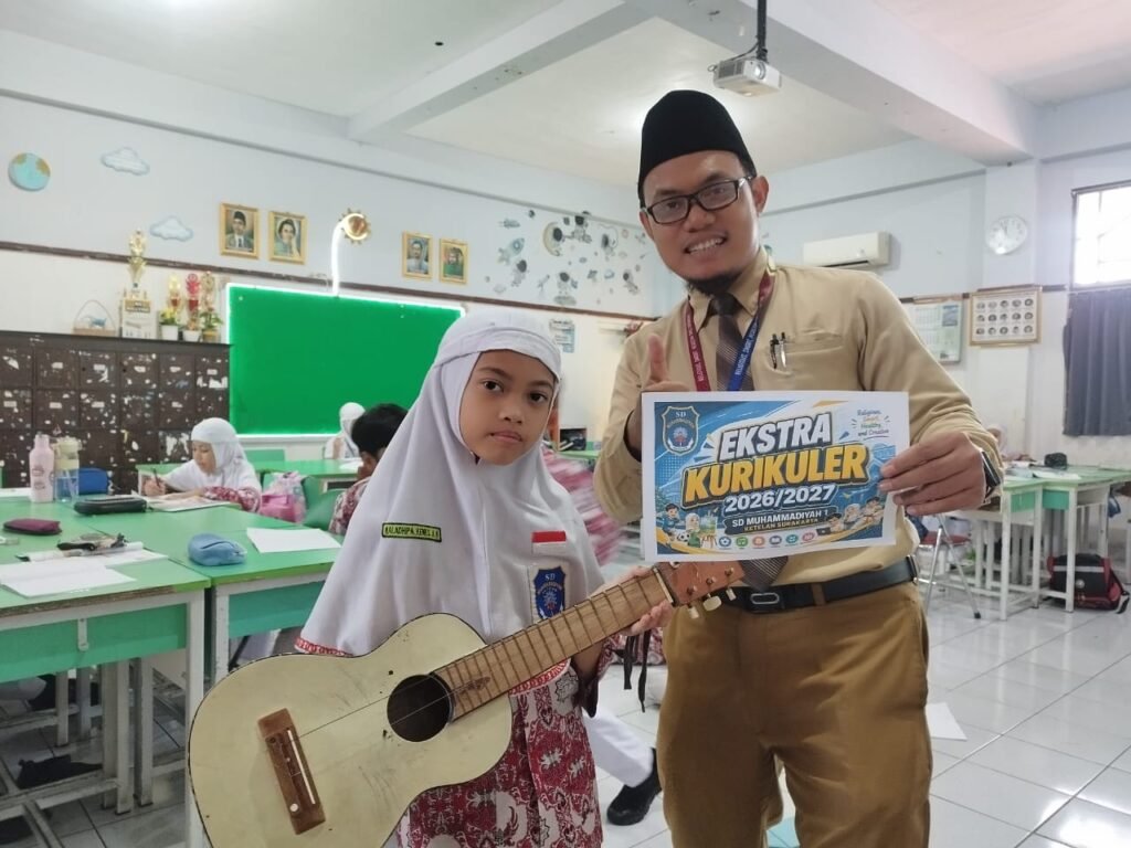 Ekstrakurikuler Berkemajuan SD Muhammadiyah 1 Solo Padukan AI, Musik hingga Jurnalistik