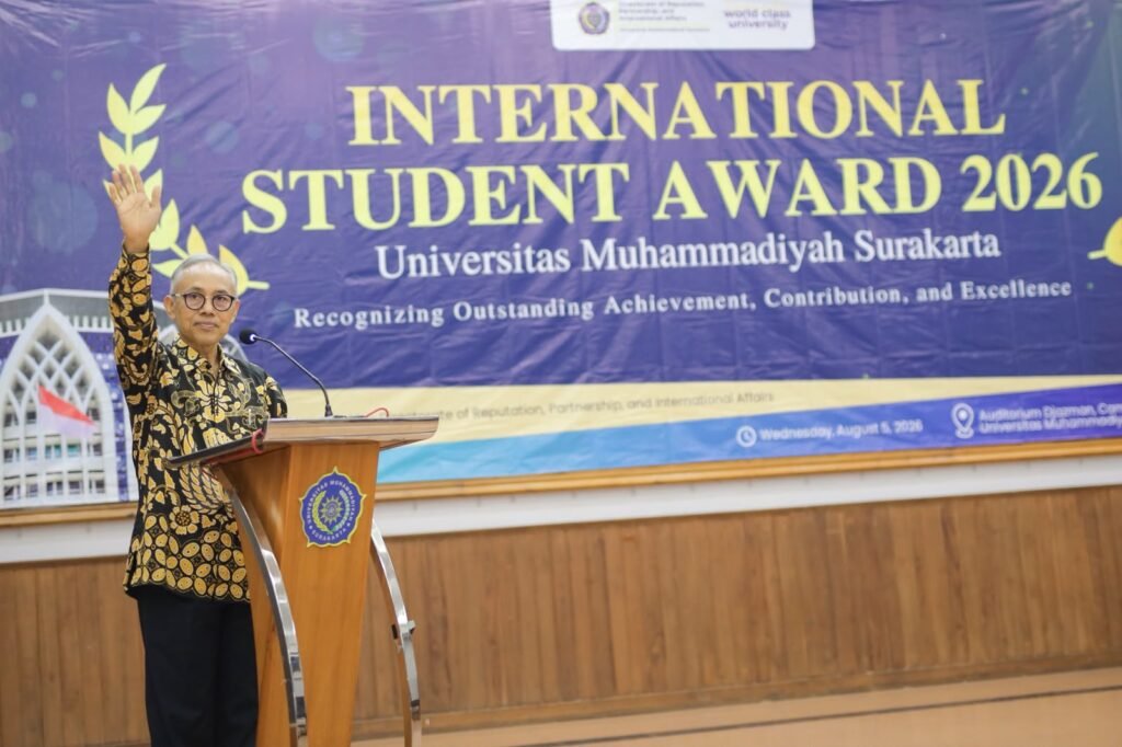 UMS Apresiasi Mahasiswa dari 41 Negara Lewat International Student Award 2026