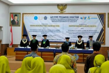 Kembangkan Inovasi Pembelajaran IPA, UMS Kukuhkan Dua Doktor Baru