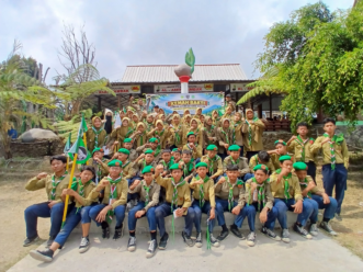 Kemah Bakti Hizbul Wathan MTs Muhammadiyah Solo Tanamkan Peduli Alam