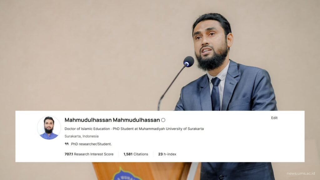 Alumnus FAI UMS Raih World Rank 4 Education and Islamic Studies