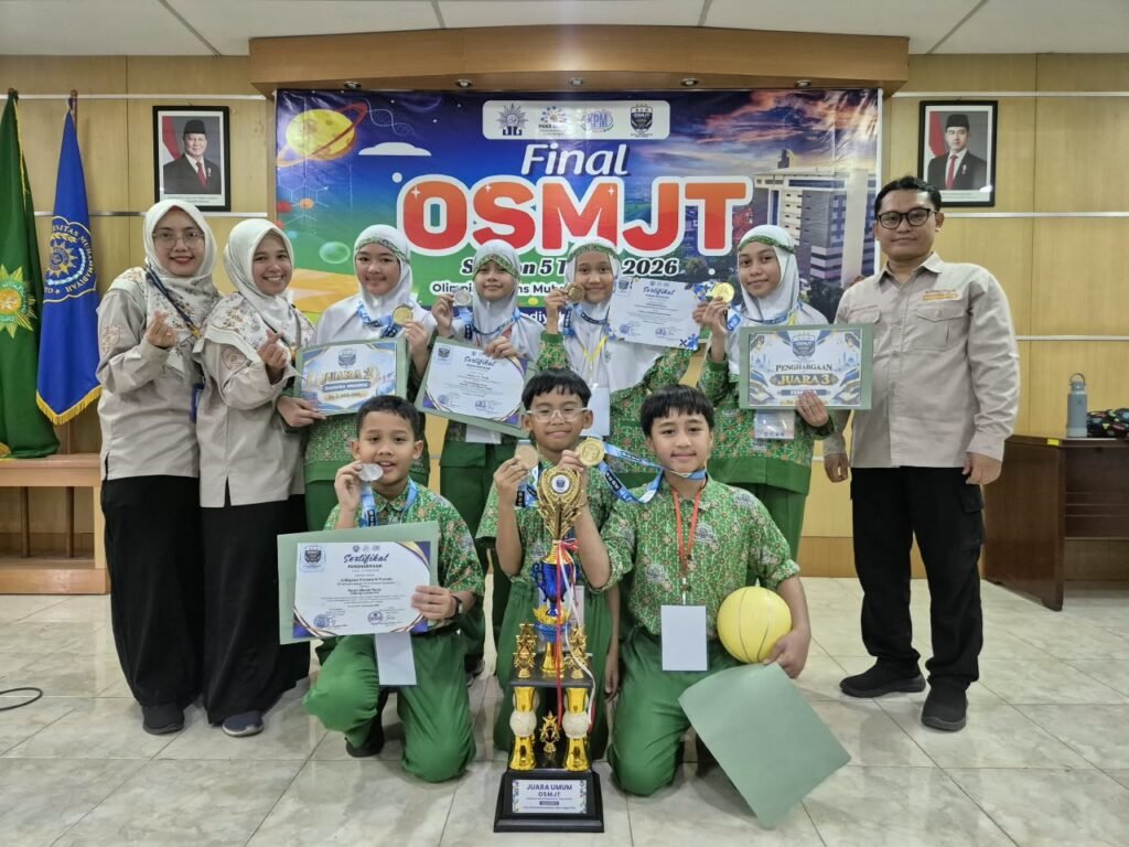SD Muhammadiyah PK Solo Borong 7 Medali di Olimpiade Sains Provinsi