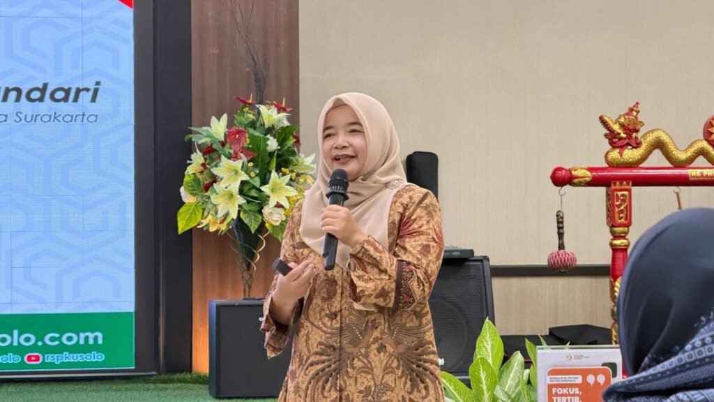 RS PKU Muhammadiyah Surakarta memperkuat kerja sama dengan kader Posyandu dan Puskesmas melalui kegiatan Gathering Kader Posyandu bertema “Menyapa Kader, Menguatkan Masyarakat”, Jumat (9/10/2026).