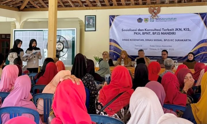 Warga Alasombo Belajar Akses JKN dan Bansos Bersama Kesmas UMS