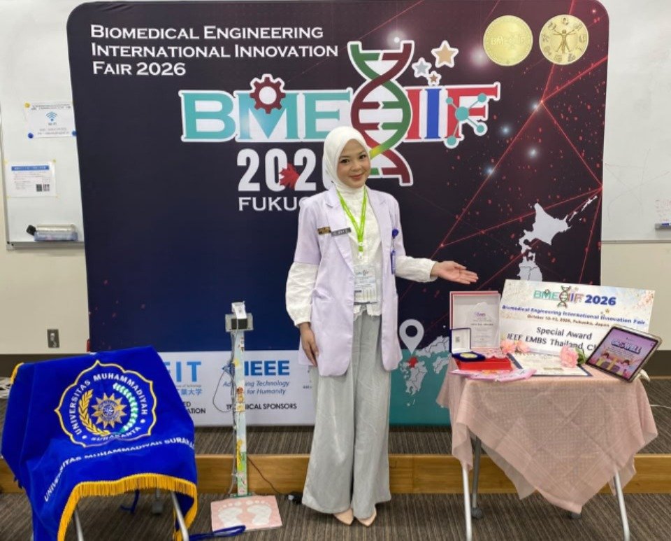 Inovasi Deteksi Dini Stunting Mahasiswa UMS Raih Emas di BMEIIF 2026